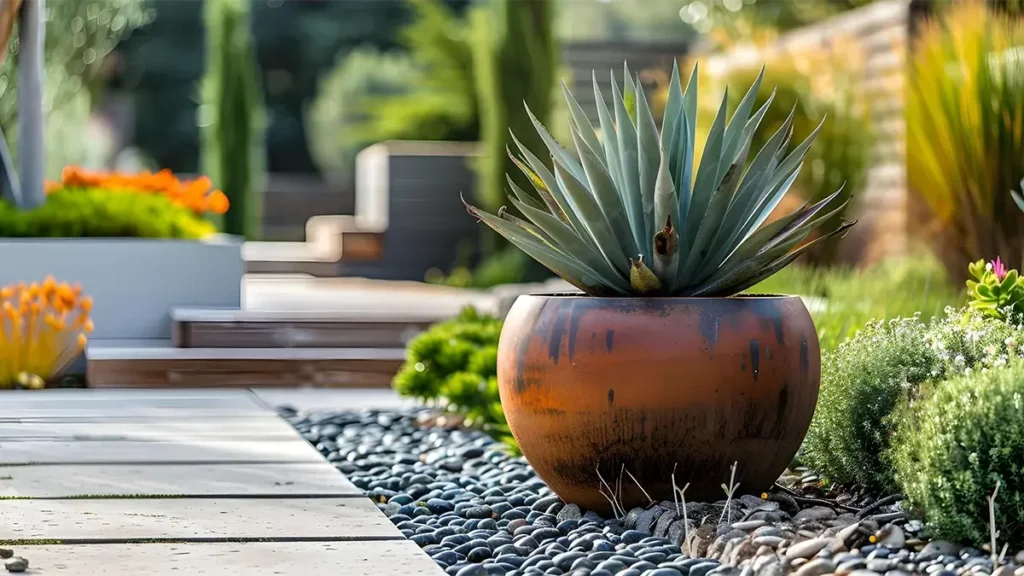 Create a drought resistant urban garden with water