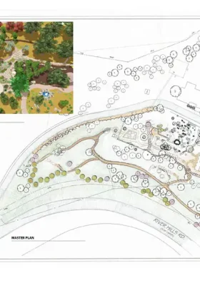 Example of a landscape design plan